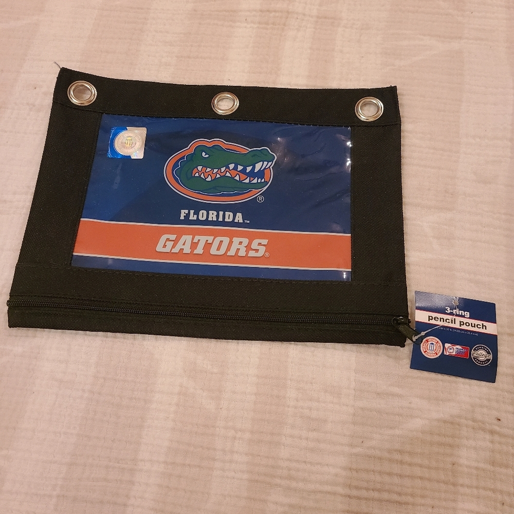 Florida Gators 3 Ring Pencil Pouch - Picture 2 of 7